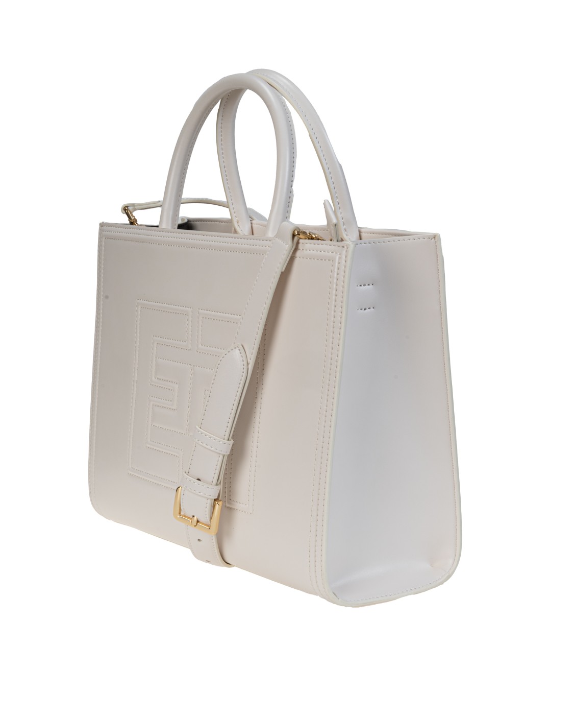 shop ELISABETTA FRANCHI Saldi Borsa: Elisabetta Franchi shopper a mano media con logo e profili embossed.
Pelle sintetica.
Tracolla rimovibile, lunghezza max 25 cm.
Dimensioni: Altezza 23.5 cm Lunghezza 31 cm  Profondità 12 cm.
Composizione: 50%Poliuretanica 40%Poliestere 10%Cotone.
Made in Italy.. BS02A26E2-193 number 6687543